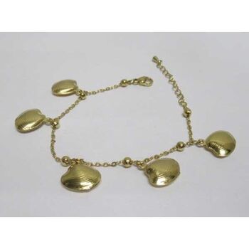 bracelet bijoux charms coquillage en acier