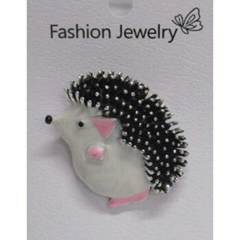 standing hedgehog brooch jewelry