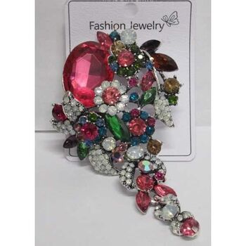 Vintage Art Deco long train women's brooch