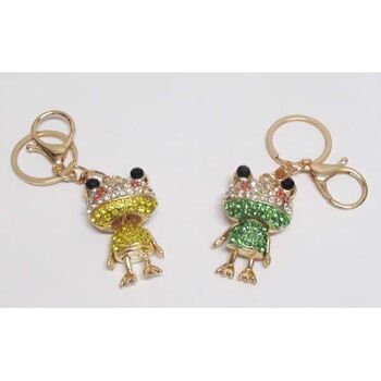 bijoux porte clé crapaud