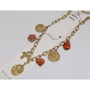 bijoux acier Medaillon Vierge Marie