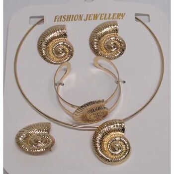 bijoux cerceau coquillage collier bracelet boucle et bague