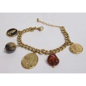 bijoux bracelet acier inoxydable prière