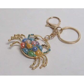 Sea crab jewelry keychain