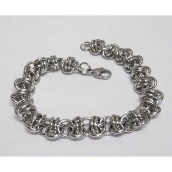 cyclone mesh steel bracelet