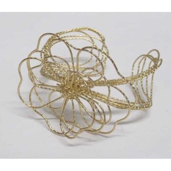 Manchette fleur tresse