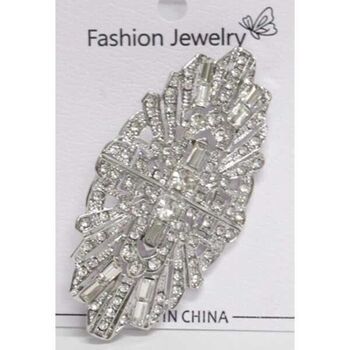 Traditional Moroccan silver brooch jewelry