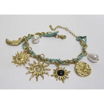 bijoux bracelet acier rayons soleil