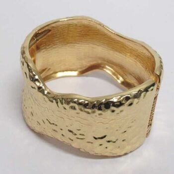 bracelet femme jonc martelé