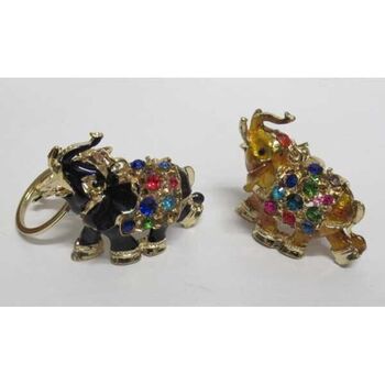 elephant jewelry statuette keychain