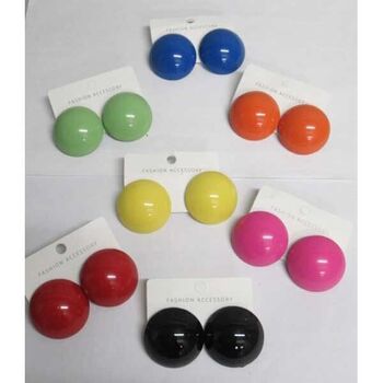 boucle d oreille couleur puce cercle