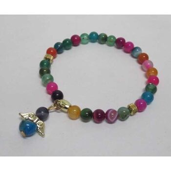 Women's delicate bracelet in all colors with an angel