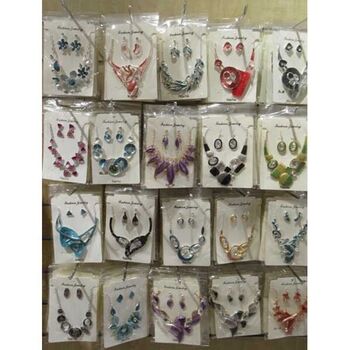 bijoux colliers métal pack de 30