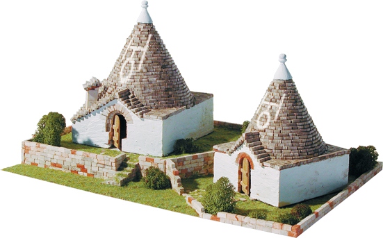 Aedes - Maquette en céramique : Diorama : Hameau Aedes - Maquette en céramique : Diorama : Hameau