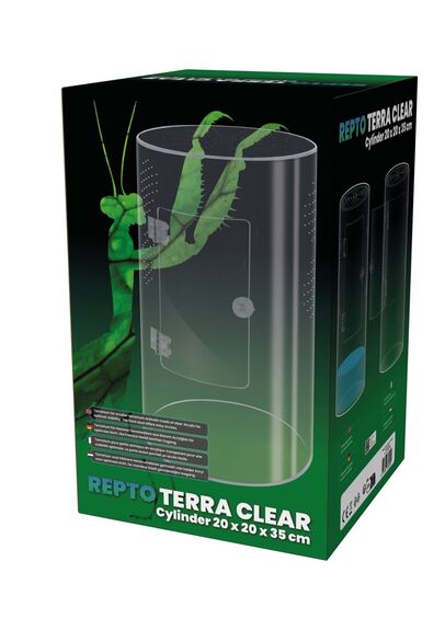 Petit terrarium acrylique cylindrique idéal pour phidippus, mante religieuse ...