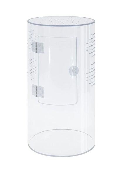 Petit terrarium acrylique cylindrique idéal pour phidippus, mante religieuse ...