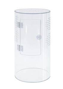 Petit terrarium acrylique cylindrique idéal pour phidippus, mante religieuse ...