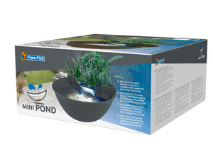 Mini Pond  - Mini bassin moderne pour terrasse, balcon ou intérieur - Gris