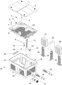 Couvercle interne BioSmart 24000/36000 -  Oase