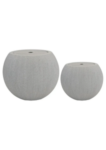 Kit de 2 fontaines "Saint-Tropez" avec éclairage LED et pompe incluses