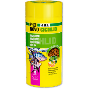 JBL PRONOVO CICHLID GRANO M 1000ml Aliment de base en granulés pour Cichlidés de taille moyenne, de 8 à 20 cm