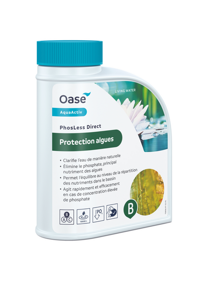 Anti algues Oase - AquaActiv PhosLess Direct 650 g (500 ml)