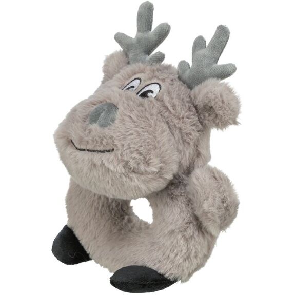 Peluche renne de noël en peluche pour chien - cadeaux