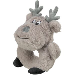 Peluche renne de noël en peluche pour chien - cadeaux