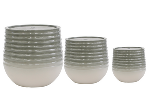 Kit de 3 fontaines "Ibiza" avec éclairage LED et pompe incluses