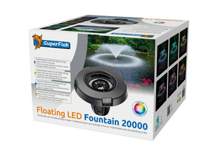 Fontaine flottante avec éclairage LED pour bassin - Floating LED fountain 20000