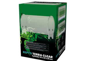 REPTO TERRA CLEAR CYLINDER 33X20X20 idéal pour phidippus, mante religieuse ...