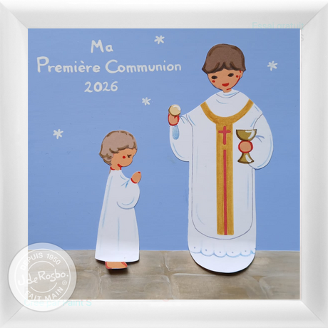 Cadre souvenir première communion - garçon