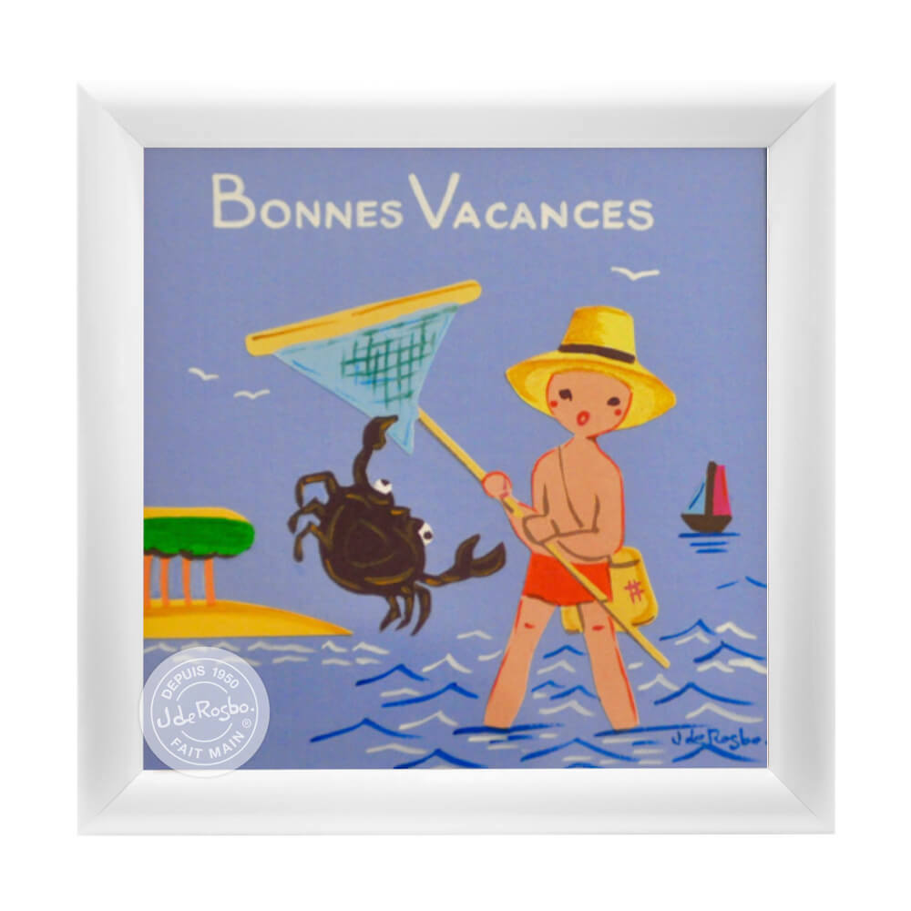 Vacances, pêches, crabe