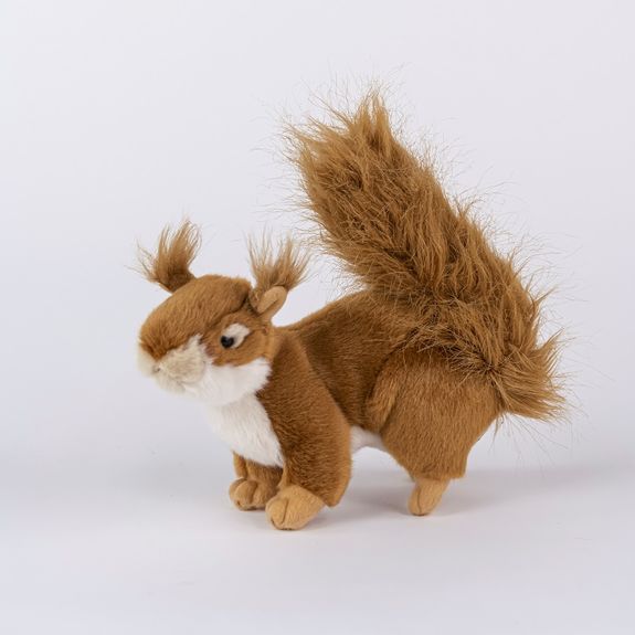 Peluche écureuil en mousse Blanc ou Marron - L.7 x H.13 cm - Gamm vert Peluche écureuil en mousse Blanc ou Marron - L.7 x H.13 cm - Gamm vert