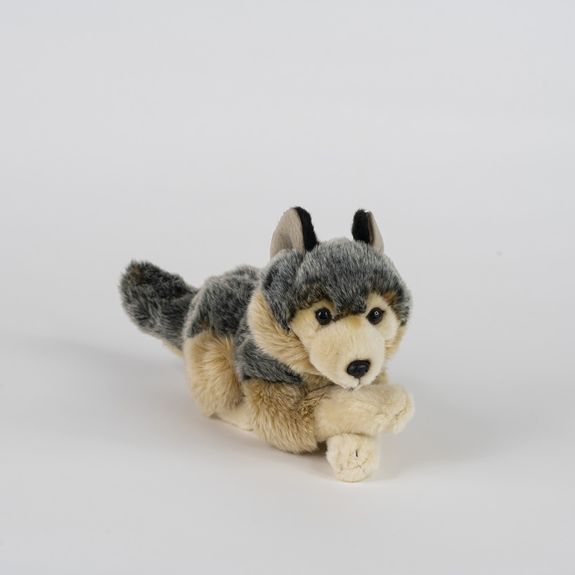 Peluche Loup couché 20 cm Authentic Peluches - Main Image