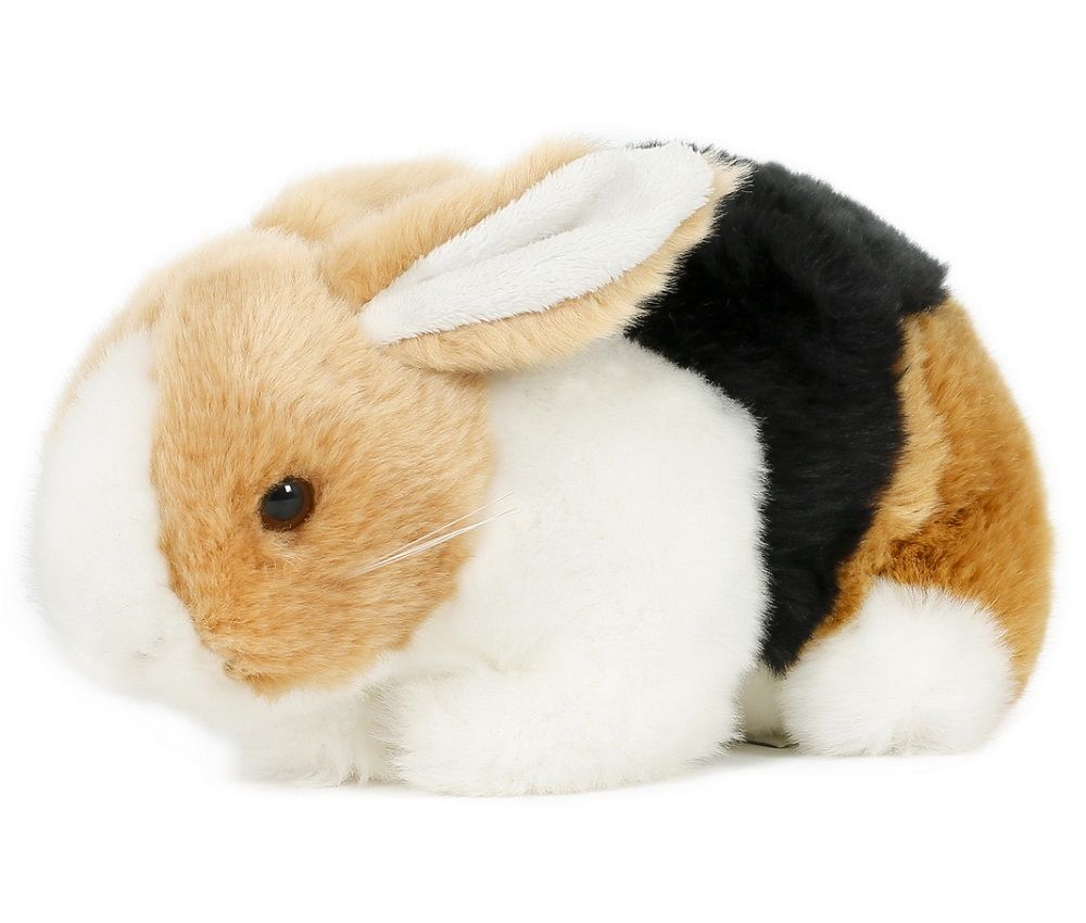 Peluche Lapin domestique tricolore 22 cm Authentic Peluches