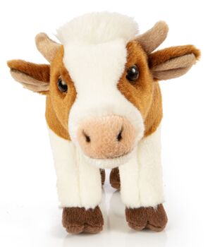 Peluche Vache marron 26 cm