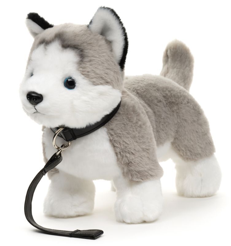 Peluche Husky debout 30 cm