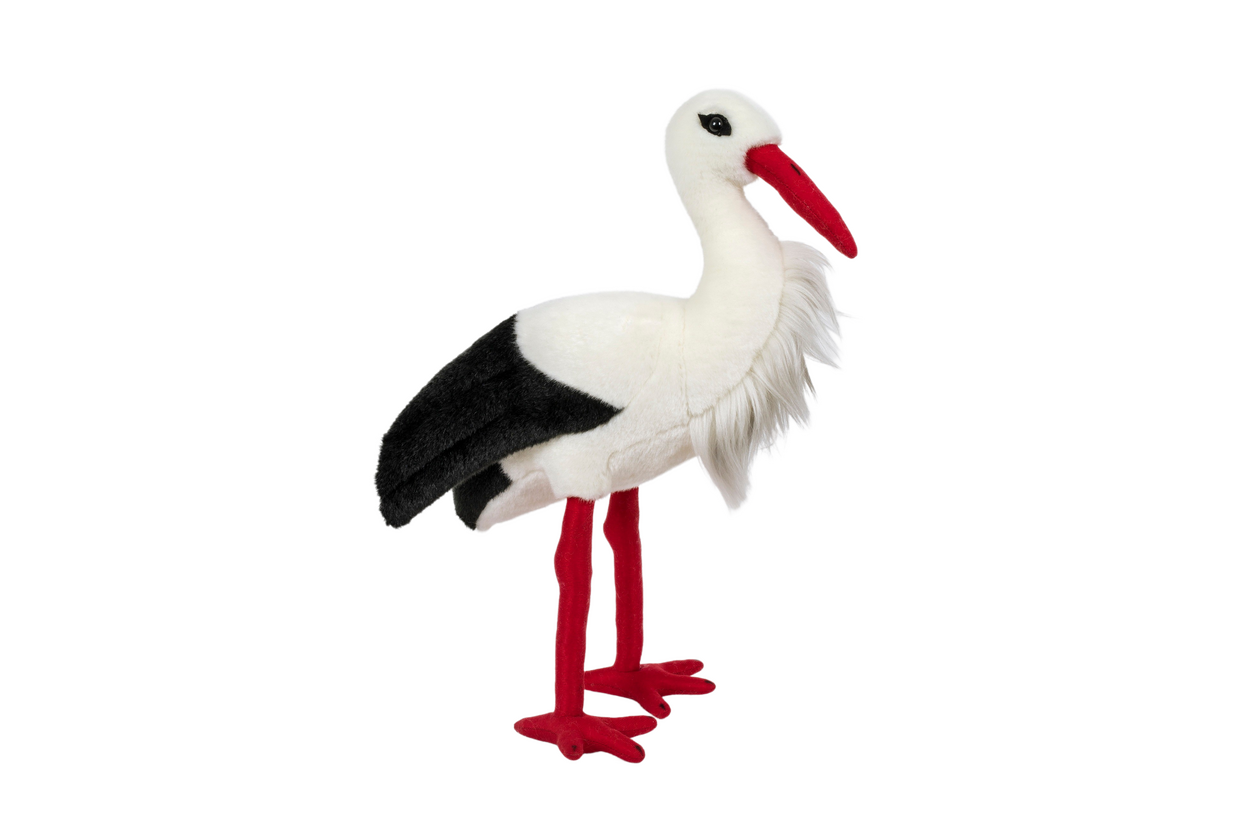 Peluche Cigogne 37 cm