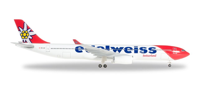 Herpa Wings 1:200 Zeppelin NT Edelweiss Air D-lzzf 557528