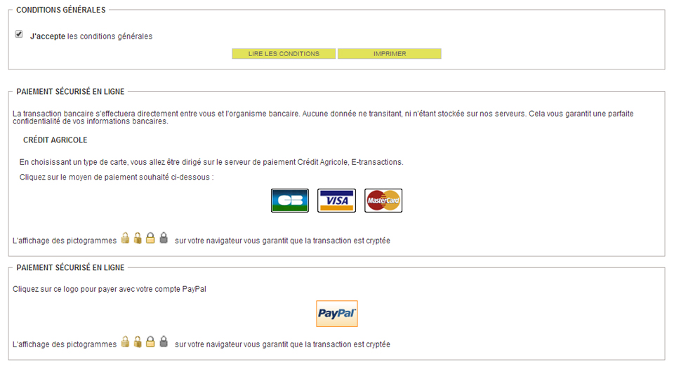 Moyens de paiement