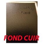 Plaque Maillefaud noire 2 roues 275 x 75 mm