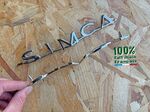 Monogramme Simca Bloc complet