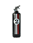 Extincteur E2R Fangio Noir, un extincteur décoratif spécial voiture