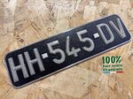 Plaque Maillefaud noire 2 roues 275 x 75 mm