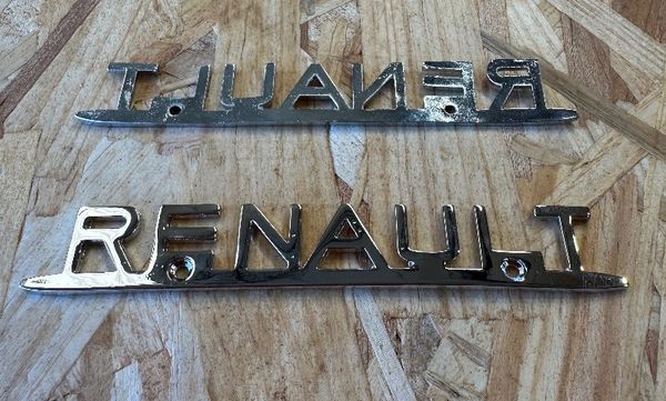 Monogramme Renault bloc complet perce