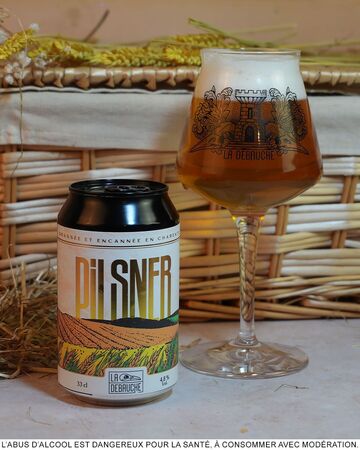 Pilsner La débauche 33 cl canette