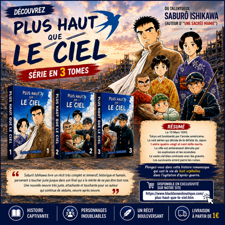 Plus haut que le ciel PACK INTÉGRALE 3 TOMES