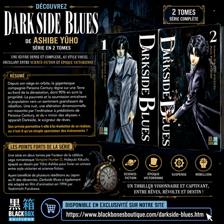 DARKSIDE BLUES Pack offre découverte  Tome 1 acheté + Tome 2  offert