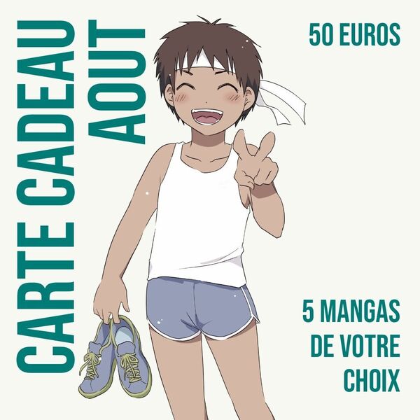 carte cadeau de 50 euros pour 5 mangas black box de votre choix